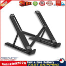 Foldable Holder Adjustable Tablet Stand Bracket for Laptop Phone (Black) Newly