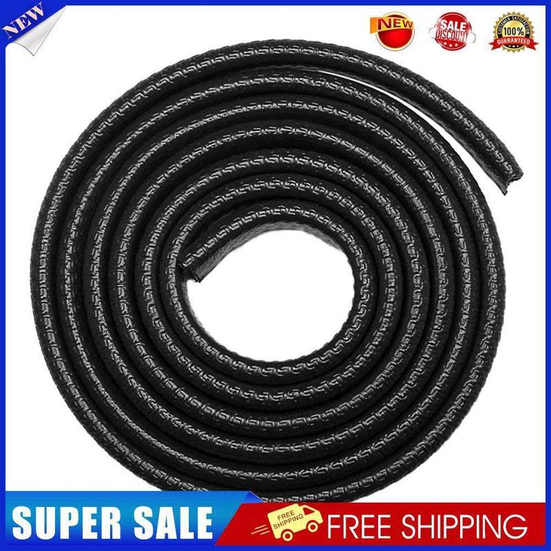 5m Car Door Anti Collision Strip with Steel Disc Scratch Protector (Black)