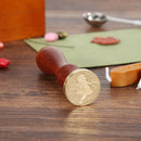 Retro Envelope Wax Seal Stamps Wooden Handle Sealing Wax DIY Crafts (F250) Newly