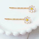 Daisy Flower Hairpins Exquisite Adorable Hair Clips P9G6 Headdress L6I9