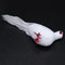 2pcs White Foam Feather Simulation Pigeons Wedding Table Decor Home Crafts