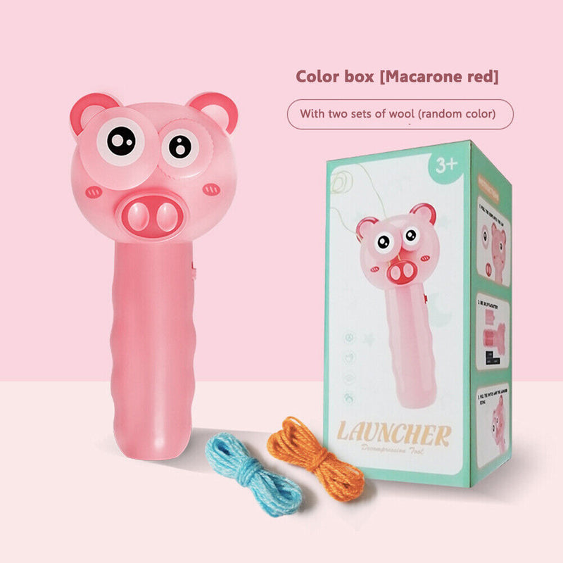 Children Toys Rope Launcher Stress Relief Flying String Christmas Gift for Kids