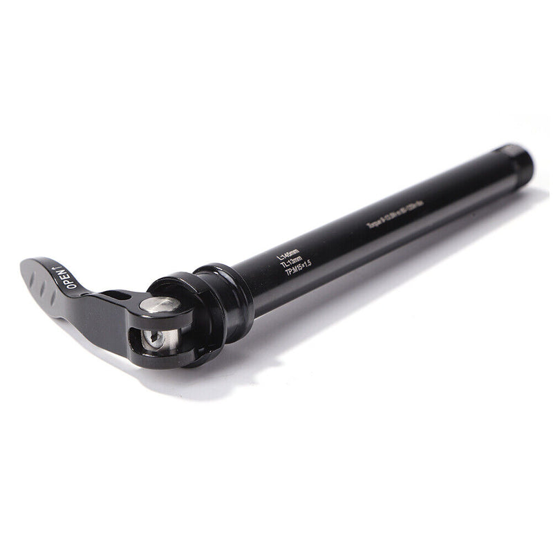 Bicycle Quick Release Thru Axle Skewer 100x15mm Aluminum Front Fork Shaft Lever