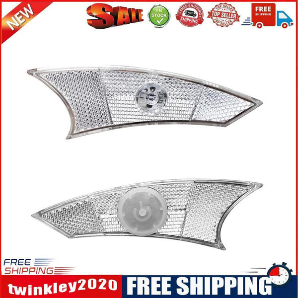 2pcs Waterproof Bicycle Spoke Reflector Light Warning Tire Decorative Lamp
