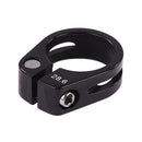 1pc MTB Cycling Seat Tube Clip Bike Release Seatpost Clamp (28.6mm Black) Newly