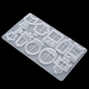 Making Tool Hanging Pendant Keychain Mold Quicksand Shaker Mold Silicone Mould