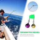 Fishing Bite Alarms Bell Rod Pole Clamp Tip Clip Ring Fishing Accessories Newly