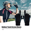Windproof Touch Screen Gloves Outdoor Cycling Reflective Full Finger Gloves