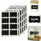 40x Kitchen Accessories Blackboard Stickers Labels Rewritables White With K9I8