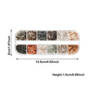 Charms Glitter Gradient Nail Sequins Abalone Shell Flake Nail Stone Mica Marble