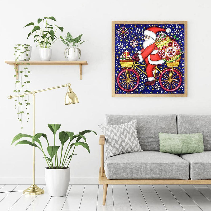 5D DIY Special Shaped Diamond Painting Santa Claus Cross Stitch Mosaic Kits
