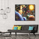 Painting By Numbers Kit DIY Planet Hand Painted Canvas Oil Art Picture Gift