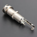 NICKEL GUITAR ENDPIN JACK 3 PRONGS THREADED CYLINDER LONG LEG Newly