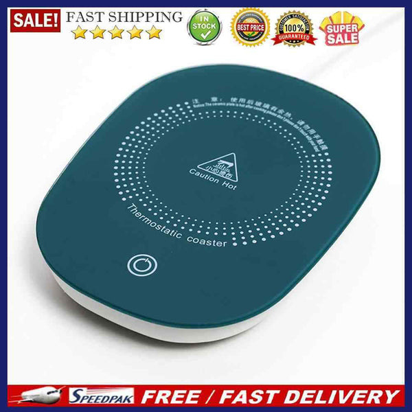 55-Degree Thermostatic Cup Heated Coaster USB Powered Mug Heating Warmer Coaster