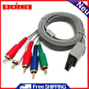 1.8m Components AV Cable HD 1080i/720p HDTV AV Audio Adapter Cable Wire 5RCA
