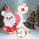Jewelry Bracelet Pendant Xmas Tree Hanging Christmas Charms Set DIY Craft