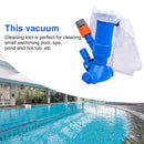 Pool Vacuum Cleaner Kit - Attaches to Hose Fountain Cleaning Tool (1 US) Newly