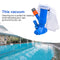 Pool Vacuum Cleaner Kit - Attaches to Hose Fountain Cleaning Tool (1 US) Newly