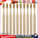 10pcs Environmental Soft Head Bamboo Oral Care Eco Toothbrush(Light Brown) Newly