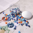 200pcs Retro Fire Paint Sealing Wax Tablet Pill Stamp Envelope (Blue)