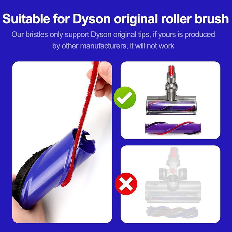 Part Soft Plush Strips Vacuum Cleaner Strips Rolling Brush Strips For Dyson