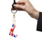 Letter Crystal Diamond Painting Acrylic Keychain DIY Double-sided Special-shaped