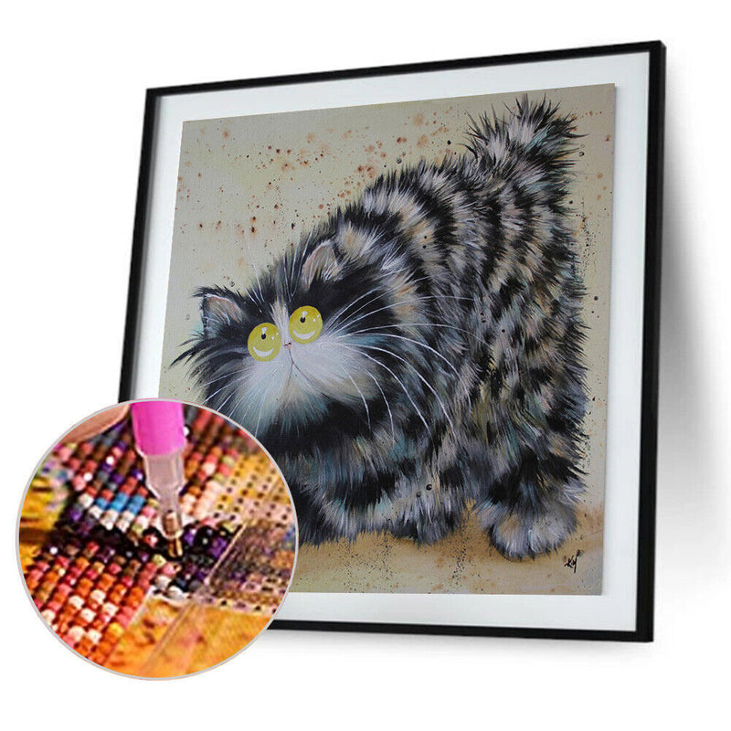 #A DIY Diamond Painting Kits Persian Cat Full Round Drill Wall Home Decoration