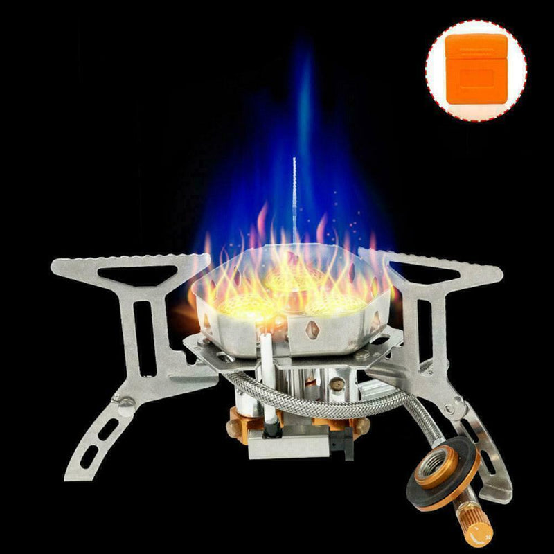 Outdoor Camping Gas Stove Burner High Power Portable N6I3 Ultralight Tool K2Y2