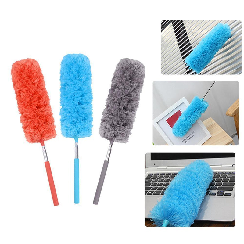 3PcsAdjustable Stretch Extend Microfiber Duster Dusting Brush Cleaning