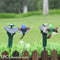 Solar / Battery Powered Flying Fluttering Feathered K5T0 Decor Bird Stakes C3W4