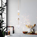 Suncatcher Crystal Sun Moon Chandelier Pendant Prism Home Hanging Lamp Orname