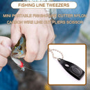Fishing Line Pliers Fish Lure Hook Cutter Remover Scissor (JX102 Black)