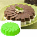 Silicone Large Flower Cake Mould Chocolate Soap Candy Jelly Baking P2D3 Q2R7