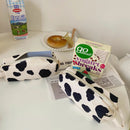 School Cow Print Pencil Case Bag Stationery Bag Storage Pouch School Supplies
