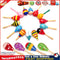 Baby Kids Sound Music Gift Toddler Rattle Musical Wooden Colorful Toys Newly