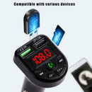Bluetooth USB Car Charger For Mobile Phone Fast Charging Holder V0X1 L6C0 B1V8