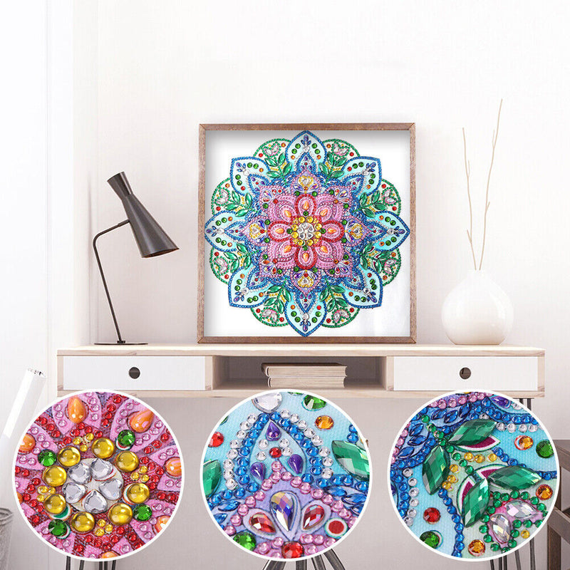 Diamond Painting Datura Flower Partial Special Rhinestone Picture (YX070)