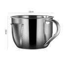 1X Steel Gravy Oil Grease Soup Separator Strainer Bowl Cookware F4L3 X6R1
