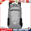 20L Large Waterproof Folding Climbing Backpack Travel Rucksack (Light Gray)