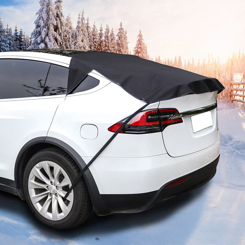 Universal Car Auto SUV Truck Van Rear Windshield Snow Cover Sunshade 600D Oxford