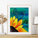 5D DIY Diamond Painting Kits Full Round Drill Oil Paint Flower Mosaic Picture