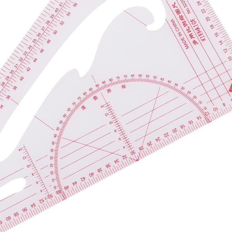 akaddy DIY Costume Sewing Tools Patchwork Ruler Stationery Multifunctional Han