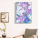 5D DIY Special Shaped Diamond Painting Dragonfly Cross Stitch Mosaic Kits Newly