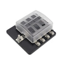 Light Marine Bus Car Accessory Block Fuse Box Blade Fuse Holder Plastic Cover