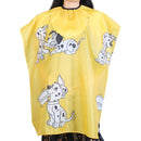 Cartoon Dog Kid Dressing Cape Salon Cover Barber Hair Cut Cloth(Yellow)