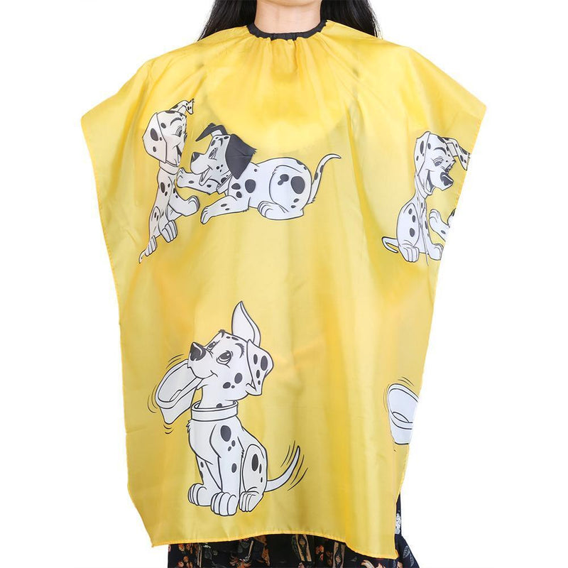 Cartoon Dog Kid Dressing Cape Salon Cover Barber Hair Cut Cloth(Yellow)