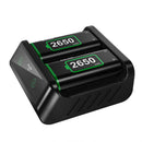 For Xbox Series X Controller Battery Charger with 2x2650 mAh Battery Packs