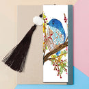 2pcs 5D DIY Diamond Painting Leather Bookmark Special-shaped Drill Book Mar