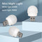 USB Plug Lamp Computer Mobile Power Charging USB Night Light (4pcs-White) Newly