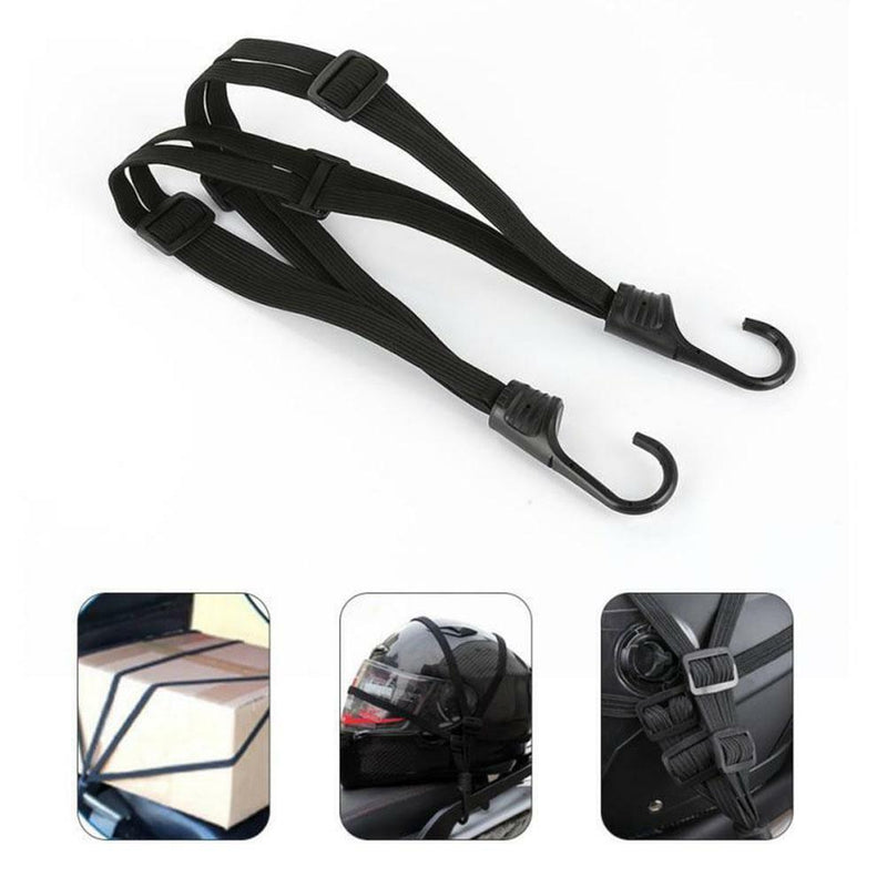 Motorcycle Luggage Helmet Straps Adjustable Bungee Cords Luggage Elastic Straps
